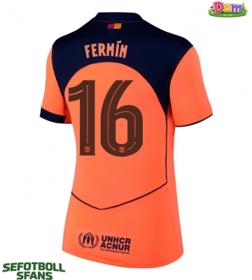 Barcelona Fermin Lopez #16 Tredje Tröja Kvinnor 2025-26 Kortärmad